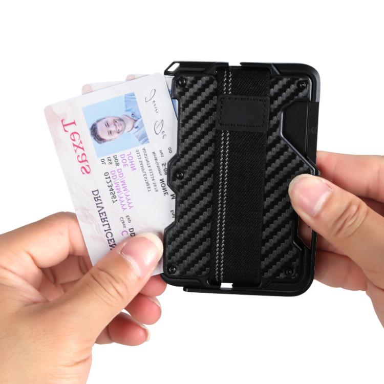 適用於 AirTag 第二代 / AirTag 第一代 磁性金屬卡片夾附手機支架，具 RFID 阻擋功能，彈性手腕帶
