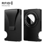 適用 AirTag 第二代 / 第一代 金屬卡片夾 RFID 防盜錢包