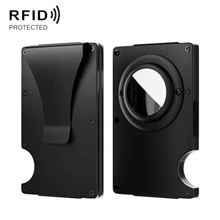 適用 AirTag 第二代 / 第一代 金屬卡片夾 RFID 防盜錢包