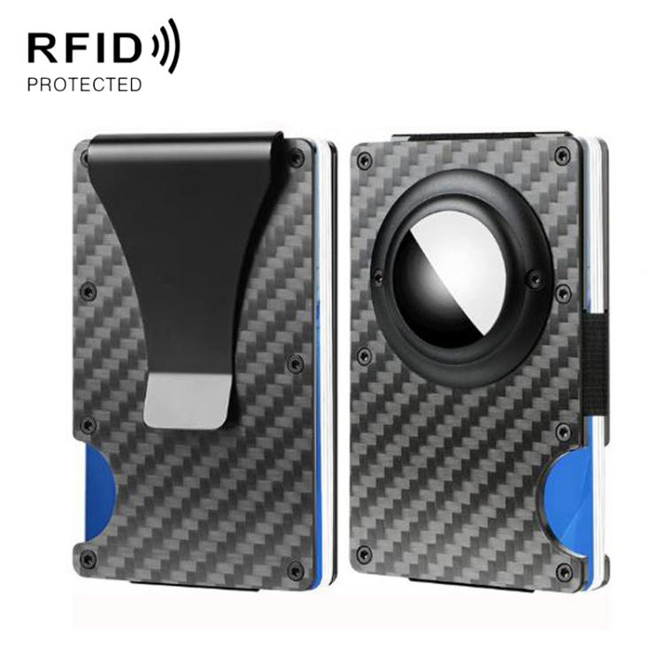 適用 AirTag 第二代 / 第一代 金屬卡片夾 RFID 防盜錢包