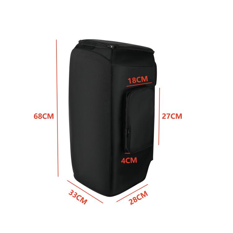 適用 JBL Partybox Stage 320 喇叭升級款雙側袋尼龍網眼保護套，升級款保護套