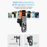 APEXEL TeleZoom 5–10X 變焦長焦鏡頭套件，適用於智慧型手機，配備多合一通用夾，APL-T5-10X