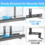 JJ-9452-B-0 無需鑽孔長型 Soundbar 電視壁掛揚聲器及電視連接支架，JJ-9452-B-0