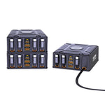 550W USB-C GaN 超快速充電多埠可伸縮線充電器，EU 插頭、US 插頭、UK 插頭、AU 插頭、KR 插頭