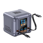 300W 多埠充電器，帶 USB 插座及內建線，EU 插頭、US 插頭、UK 插頭、AU 插頭、KR 插頭