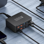 330W GaN Super Fast Charging Multi-Port Charger, EU Plug, US Plug, UK Plug, AU Plug, KR Plug
