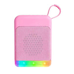 Mini Retro Bluetooth Speaker With RGB Lights TF Card & U Disk Plug-In Desktop Audio