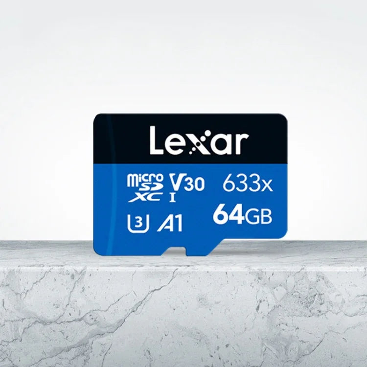 Lexar 633x 64GB高速行車記錄器專用手機記憶卡 DVR TF卡，64GB
