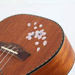 2 個吉他面板貼紙 DIY 櫻花貼紙，烏克麗麗貼紙，2 個吉他面板貼紙