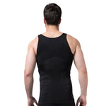 3件套 男士瘦身塑形背心內衣，S, L, M, XL, XXL