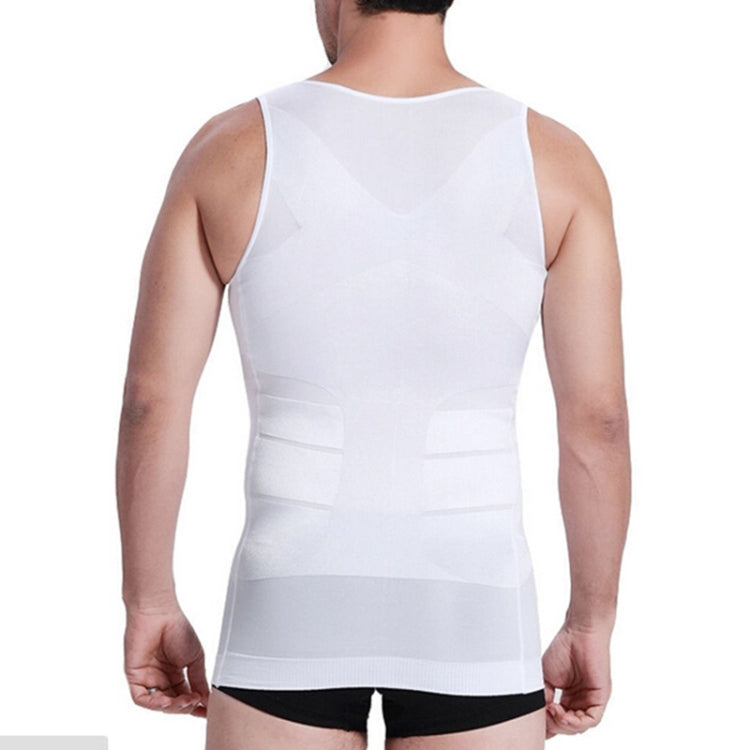 3件套 男士瘦身塑形背心內衣，S, L, M, XL, XXL