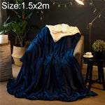 冬季沙發毯雙層加厚羊絨珊瑚絨辦公午休毯，1.5x2m，2x2.3m