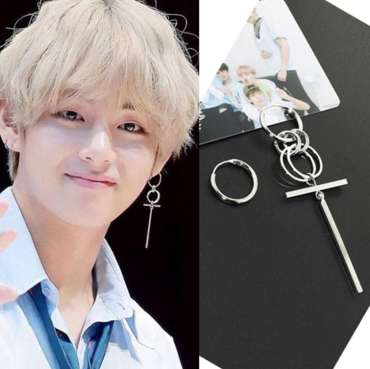 大耳環 簡約長款耳環 不對稱耳環