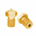 8 個 Bugatti 3D 列印機配件 E3D-V5 V6 噴嘴 M6 螺紋耗材熱噴嘴，1.75/0.2mm，1.75/0.25mm，1.75/0.3mm，1.75/0.35mm，1.75/0.4mm，1.75/0.5mm，1.75/0.6mm，1.75/0.8mm，1.75/1.0mm，3/0.2mm，3/0.3mm，3/0.4mm，3/0.5mm，3/0.6mm，3/0.8mm