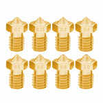8 個 Bugatti 3D 列印機配件 E3D-V5 V6 噴嘴 M6 螺紋耗材熱噴嘴，1.75/0.2mm，1.75/0.25mm，1.75/0.3mm，1.75/0.35mm，1.75/0.4mm，1.75/0.5mm，1.75/0.6mm，1.75/0.8mm，1.75/1.0mm，3/0.2mm，3/0.3mm，3/0.4mm，3/0.5mm，3/0.6mm，3/0.8mm