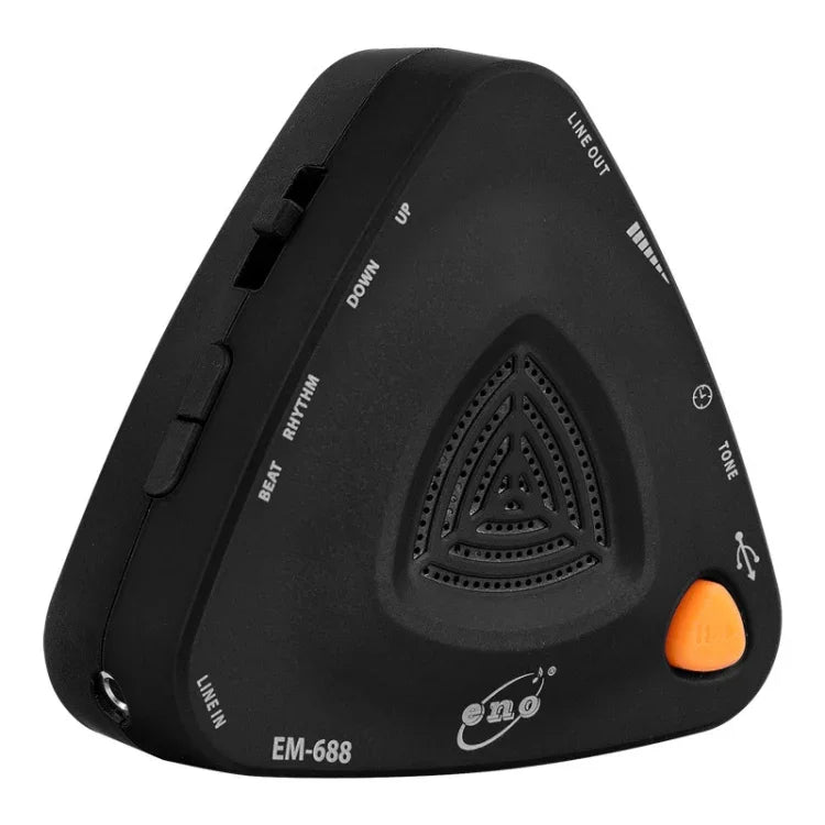 ENO EM-688 電子人聲可充電節拍器，適用於鋼琴／吉他／鼓／古箏／小提琴，EM-688（黑色）、EM-688（紅色）、EM-688（藍色）