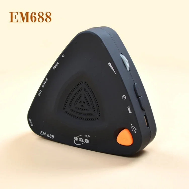 ENO EM-688 電子人聲可充電節拍器，適用於鋼琴／吉他／鼓／古箏／小提琴，EM-688（黑色）、EM-688（紅色）、EM-688（藍色）