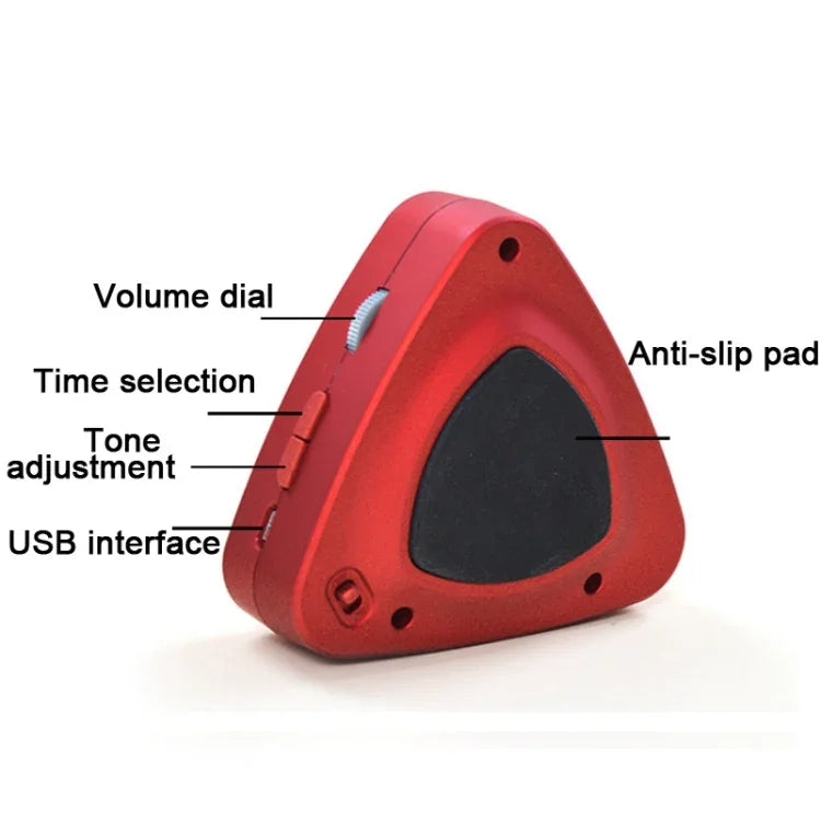 ENO EM-688 電子人聲可充電節拍器，適用於鋼琴／吉他／鼓／古箏／小提琴，EM-688（黑色）、EM-688（紅色）、EM-688（藍色）