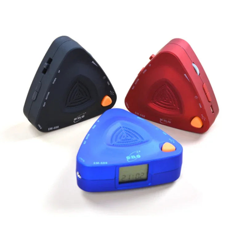 ENO EM-688 電子人聲可充電節拍器，適用於鋼琴／吉他／鼓／古箏／小提琴，EM-688（黑色）、EM-688（紅色）、EM-688（藍色）