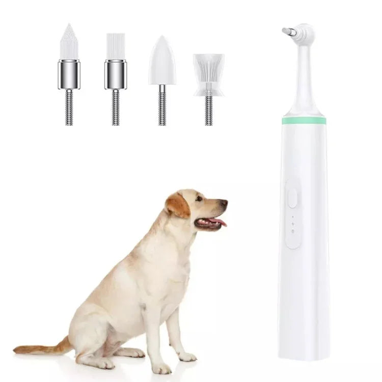 寵物電動牙刷牙齒拋光口腔清潔牙菌斑去除工具