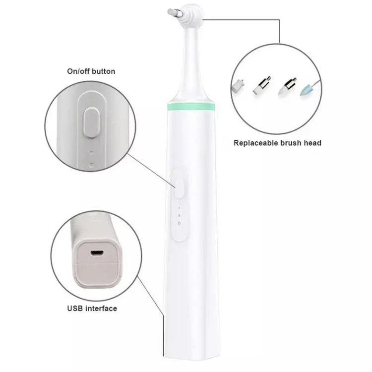 寵物電動牙刷牙齒拋光口腔清潔牙菌斑去除工具