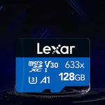 Lexar 633x 128GB高速行車記錄器專用TF卡 手機記憶卡，128GB