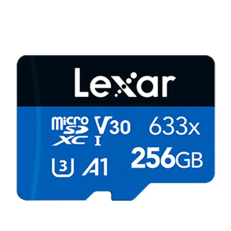 Lexar 633x 256GB高速手機相機記憶TF卡 切換擴充行車記錄器專用儲存快閃記憶卡，256GB