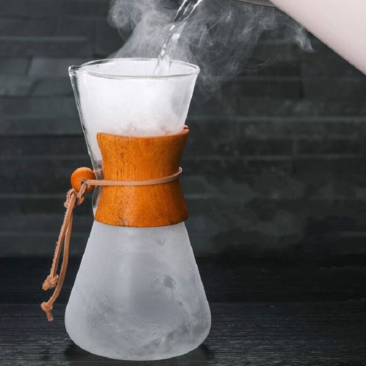 耐熱玻璃咖啡壺，方便手工製作壺，600ml 咖啡壺，600ml 咖啡壺附濾網