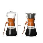 耐熱玻璃咖啡壺，方便手工製作壺，600ml 咖啡壺，600ml 咖啡壺附濾網
