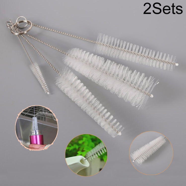 2個不鏽鋼洗管吸管刷清潔器，管吸管刷