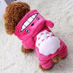 寵物珊瑚絨服裝 可愛龍貓狗保暖外套，XS, S, M, L, XL, 2XL