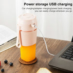 便攜式迷你電動榨汁機便攜榨汁機，款式2（粉紅色），款式2（藏青色）