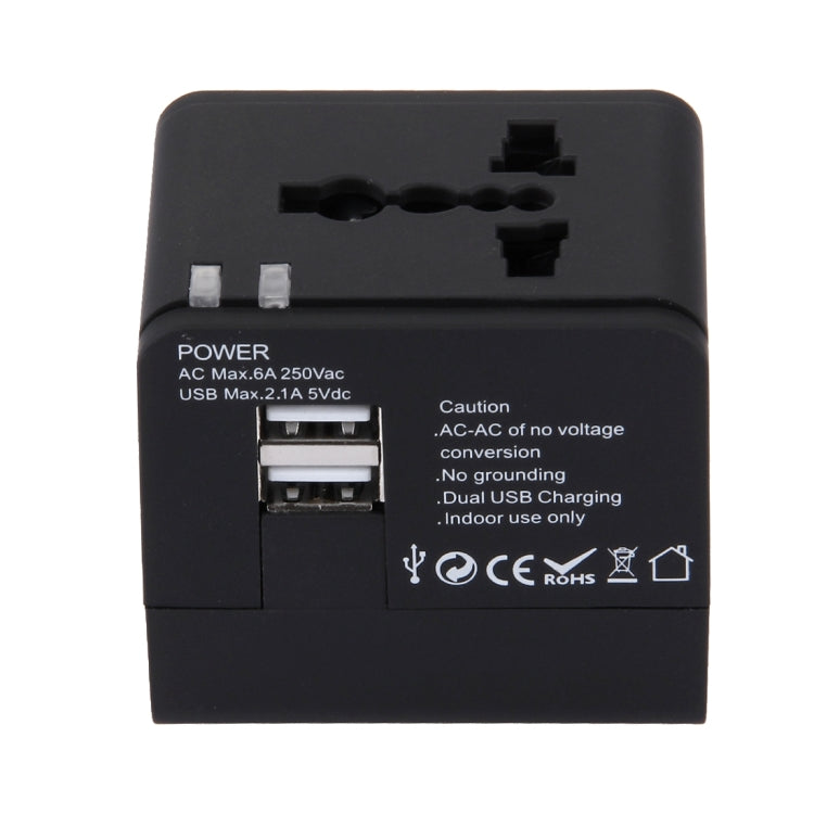 5V 2.1A 雙USB電源插座充電器適配器，英規/歐規/美規/澳規插頭，5V 2.1A
