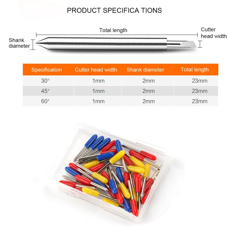 50件套 30/45/60度鋒利耐用雕刻工具 雕刻工具