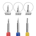 50件套 30/45/60度鋒利耐用雕刻工具 雕刻工具
