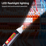 WINTACT WT3010 LED交流電壓測試筆非接觸式檢測器 12-1000V交流電壓檢測器，WINTACT WT3010