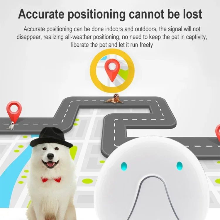 F9 迷你寵物智慧穿戴 GPS 寵物定位器 WIFI 定位追蹤器