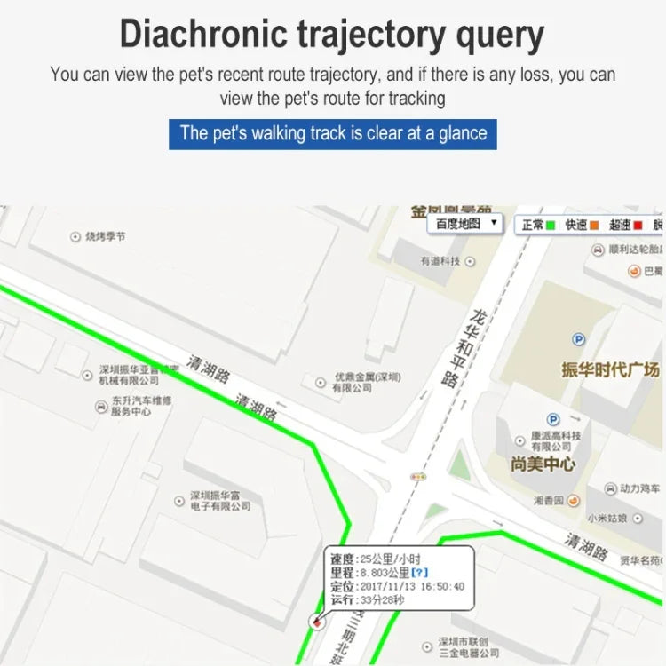Z8-A 迷你寵物智慧穿戴 GPS 寵物定位追蹤裝置