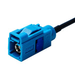 20cm SMA 母頭彎頭轉 Fakra Z 母頭連接器轉接線 RG174 線材, SMA 母頭彎頭轉 Fakra Z 母頭