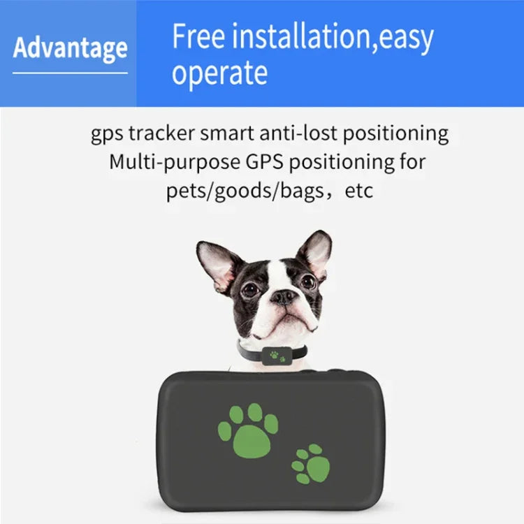 TK203 4G GPS / GPRS / GSM 個人／物品／寵物／包包定位器 寵物項圈即時追蹤裝置，TK203