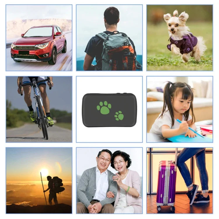 TK203 4G GPS / GPRS / GSM 個人／物品／寵物／包包定位器 寵物項圈即時追蹤裝置，TK203