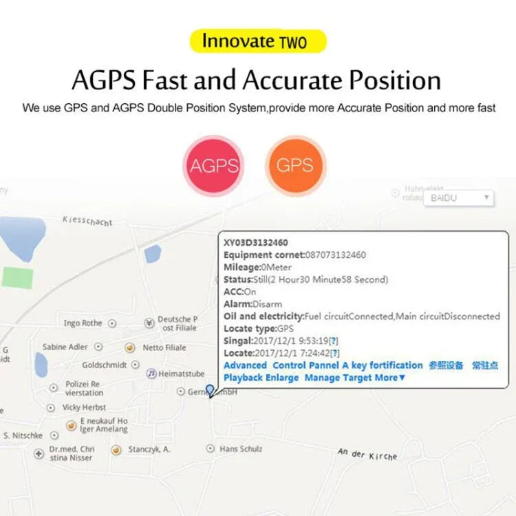 TK205 2G 即時車輛卡車追蹤 GSM GPRS GPS 追蹤器，支援 AGPS，帶繼電器和電池，TK205
