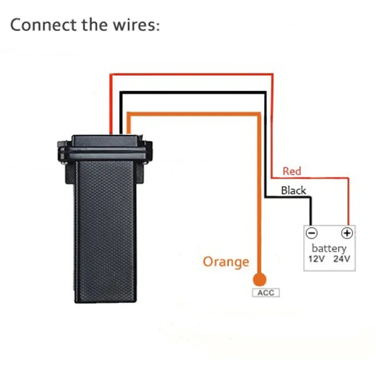 KH-901 迷你防水 2G GSM 4針 GPS 車輛摩托車追蹤器，6-60V，KH-901