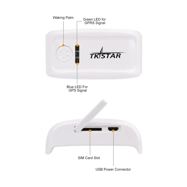 TK-909 GPS / GPRS / GSM 寵物定位器 寵物項圈即時追蹤裝置，TK-909