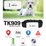 TK-909 GPS / GPRS / GSM 寵物定位器 寵物項圈即時追蹤裝置，TK-909