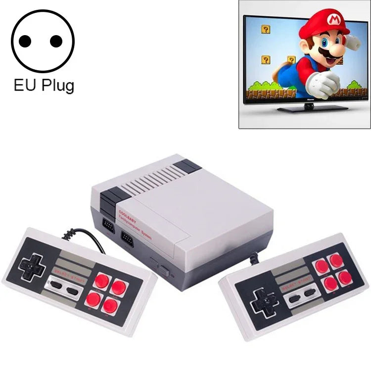 復古經典電視迷你 HDMI 高清遊戲主機，內建 600 款遊戲，歐規插頭，600 款遊戲（歐規插頭），600 款遊戲（美規插頭）