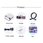 復古經典電視迷你 HDMI 高清遊戲主機，內建 600 款遊戲，歐規插頭，600 款遊戲（歐規插頭），600 款遊戲（美規插頭）