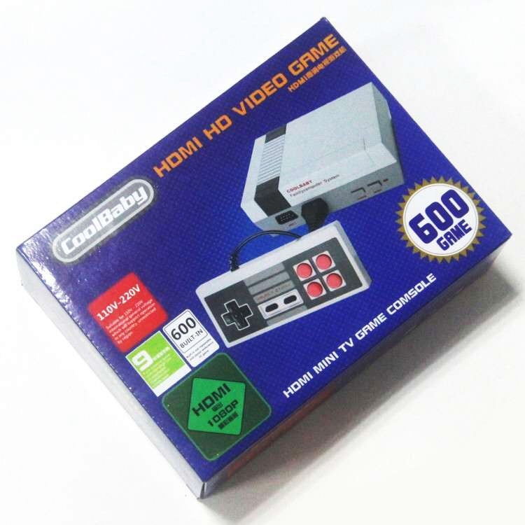 復古經典電視迷你 HDMI 高清遊戲主機，內建 600 款遊戲，歐規插頭，600 款遊戲（歐規插頭），600 款遊戲（美規插頭）