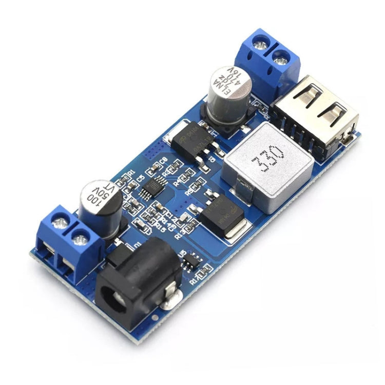 DC 24V/12V 轉 5V 5A 降壓電源轉換器 USB 充電降壓模組