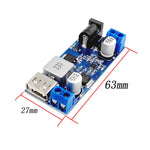 DC 24V/12V 轉 5V 5A 降壓電源轉換器 USB 充電降壓模組